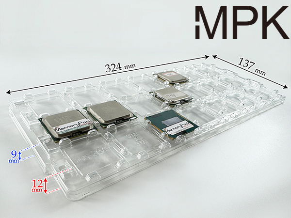 cpu tray packaging 37.5x37.5 lga1155 1156 1150 1151 775 2015-28A